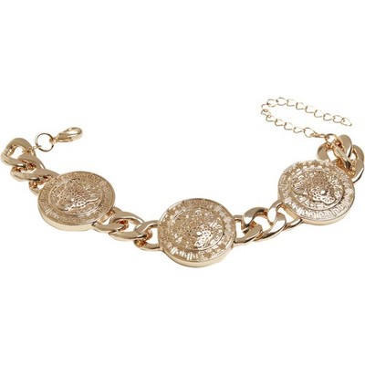 Urban Classics Big Plate Bracelet Amulet Ancient Greek Pattern Metal