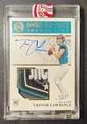 🔥 2021 Panini Encased Trevor Lawrence RC Cap Patch Auto #121 Gold 09/10 🔥