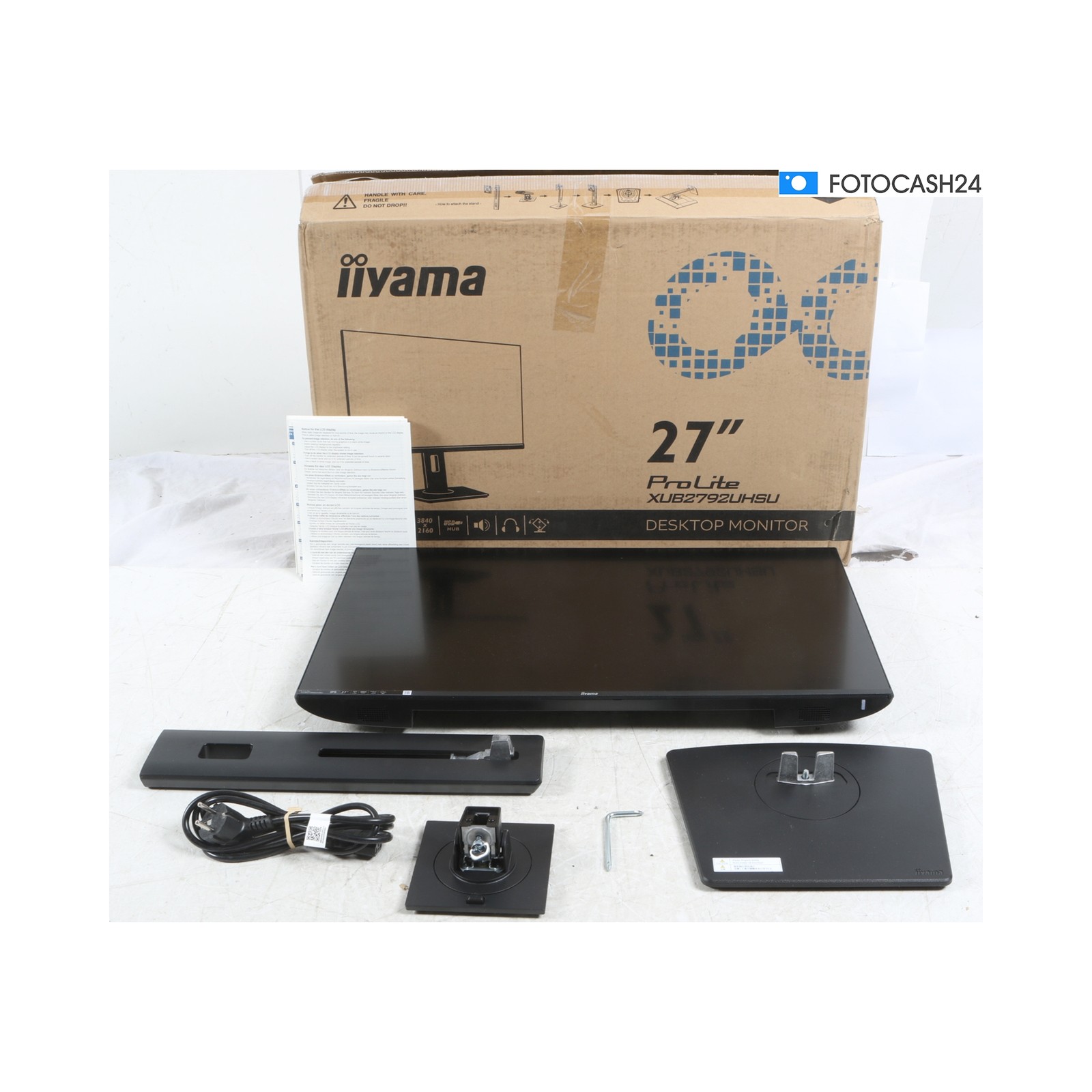 Iiyama 27"" ETE IPS Panel, 3840x2160 UHD, 4Ms, 1 + Defect (285567)