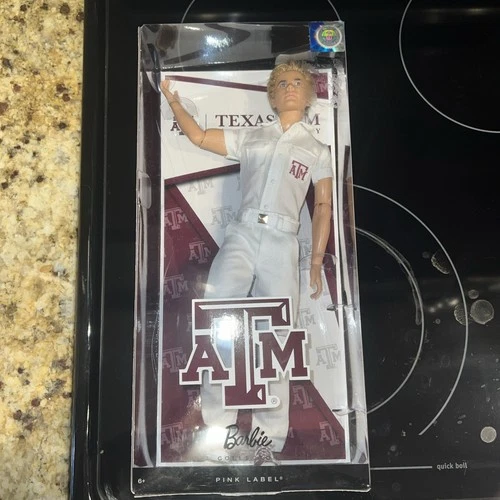 Barbie Texas A&M University Ken Cheerleader Pink Label X9207