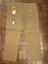 Carhartt Rugged Flex Relaxed Fit Canvas 5 Pocket Pants Mens 40x32 BN2517-M NWT