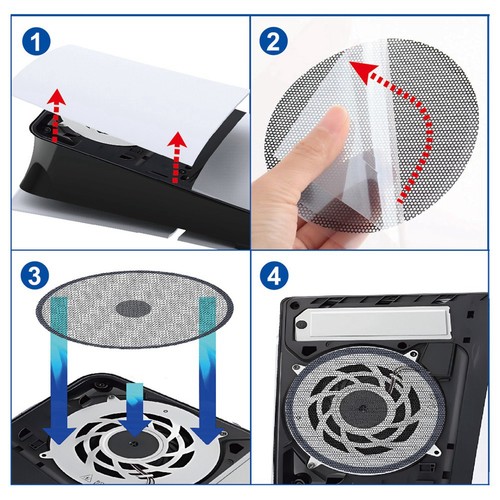 Version for Slim Host Dust Box Cover Breathable Internal Dustproof, 2PCS C1G2 - Afbeelding 2 van 7