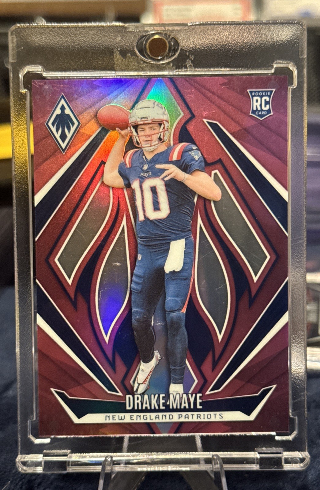 2024 Panini Phoenix Rookies Drake Maye #179 Pink /40 (RC) NUMBERED /40