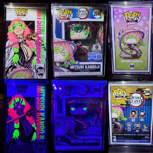 Demon Slayer  Funko Pop Mitsuri #2046 custom art (read description)