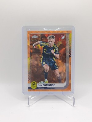 Topps Chrome MLS Sapphire Sam Surridge /25 Nashville SC