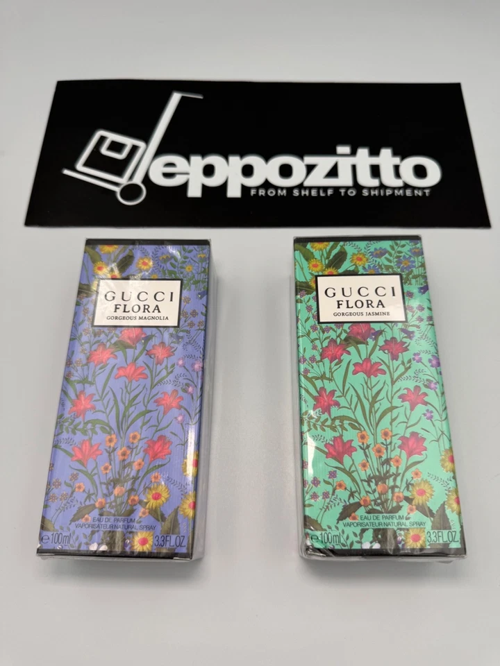 GUCCI Flora Gorgeous Magnolia & Jasmine Mujer’s Spray EDP 3.4 oz 100 ml Foto 2 de 3
