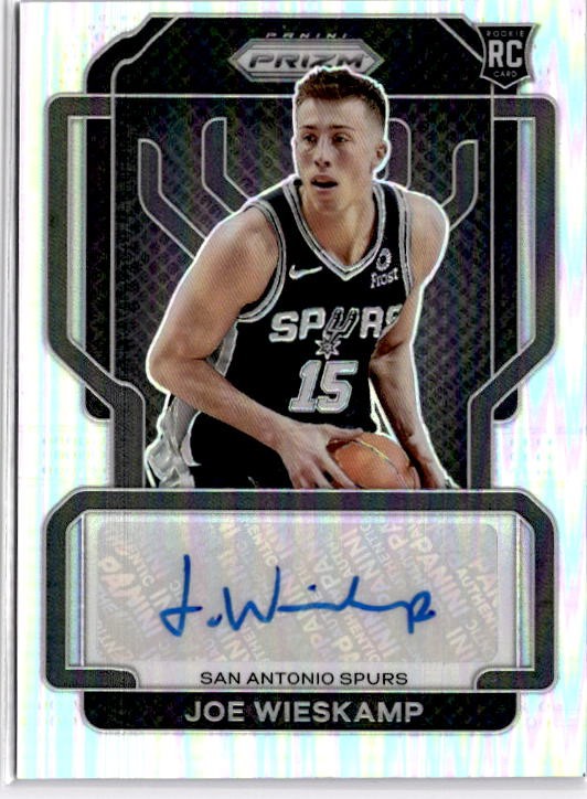 2021-22 Panini Prizm #RS-JOE Joe Wieskamp Rookie Signatures