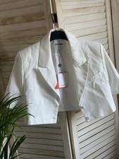 Cropped White Jacket