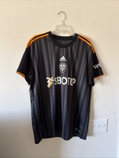 Men’s Adidas Aaronson #7 Leeds United Third 3rd 2022/23 Jersey Sz XL - Black