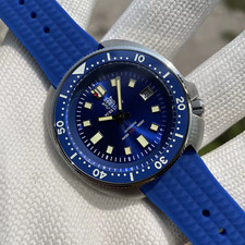 SD1970 White Date Background 200M Wateproof NH35 6105 Turtle Automatic Dive Dive