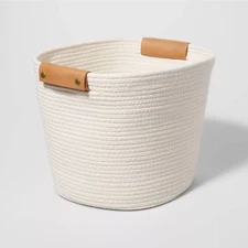13" Decorative Coiled Rope Basket - Brightroom