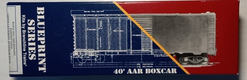 Branchline Blueprint #1517C 40' 8' puertas AAR Box Car Maine Central #8665 KIT NUEVO EN CAJA | Zustand: New