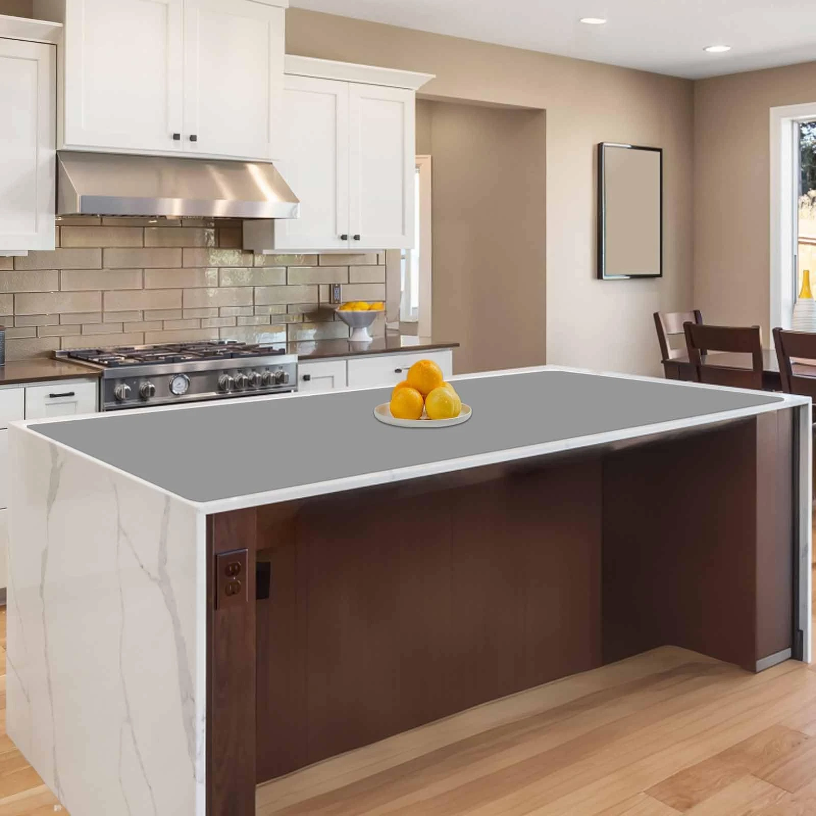 Large Silicone Mat Kitchen Counter 47.2x23.6 Inch Non-Slip Heat Resistant