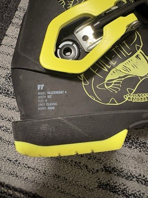 FULL TILT Descendant 4 Ski Boots Black Yellow Flex 4 102mm Classic