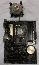 ASUS Z170-K  Motherboard For Parts combo W/ Intel core I3- 6100 3.7 GHZ + Fan