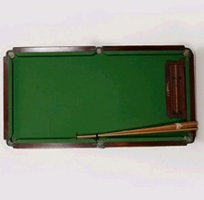 E.J. Riley Slate-Bed Snooker Table 6ft with accessories Antique Early 20thC