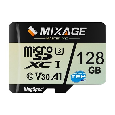 KingSpec Mixage Series MicroSDHC 128GB UHS-I V30 Speicherkarte 1x