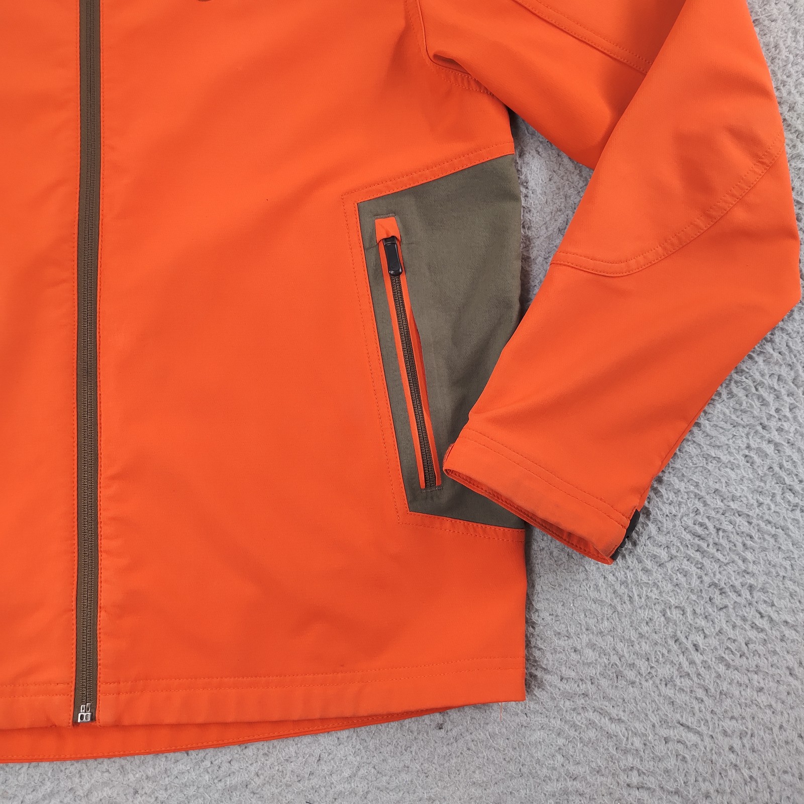 Cloudveil Jacket Mens Medium Orange Softshell Ful… - image 21