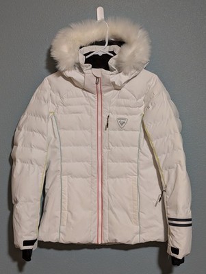 Rossignol Rapide XP Ski Jacket White w/ Color Trim Womens M UK38 - Waterproof