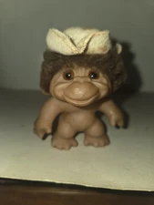 Vintage Rare  Dam Design Baby Monkey Troll Sailor 3"