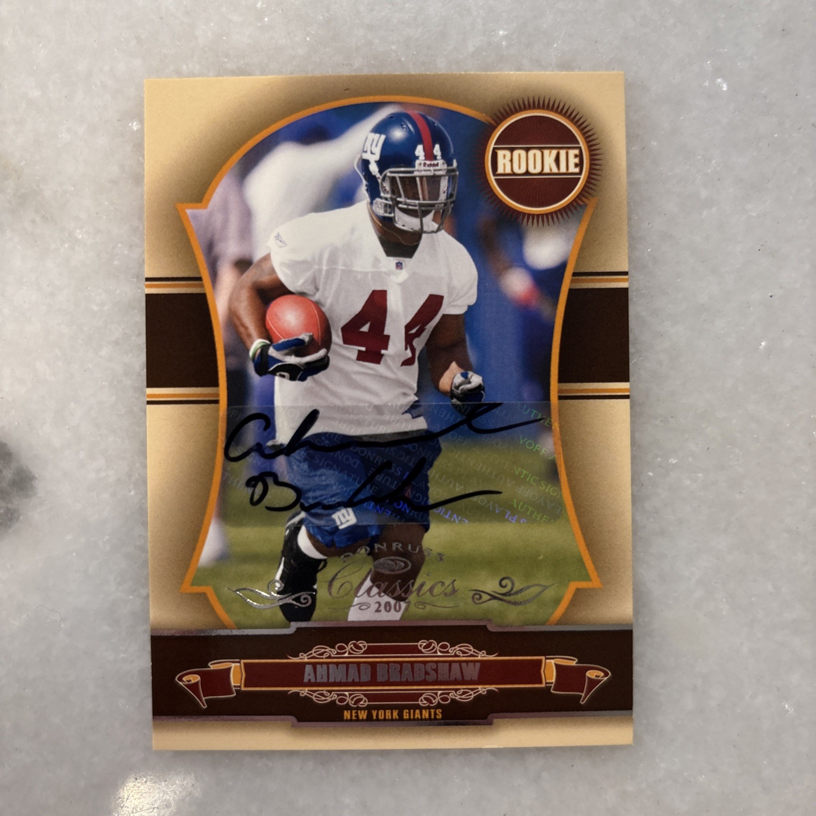 Ahmad Bradshaw Donruss Classics #265 Autograph
