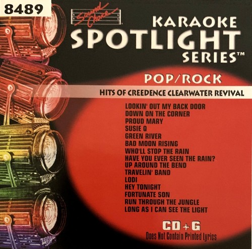 SOUND CHOICE SPOTLIGHT KARAOKE - HITS OF CREEDENCE CLEARWATER - SC8489 - RARE!