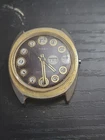 Vintage Timex Telephone Marlin Dial Watch Men 34mm Day Date For Parts E9