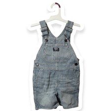 OshKosh B'gosh Toddler Girls Overall- 3T Sleeveless Romper, Kangaroo Pocket