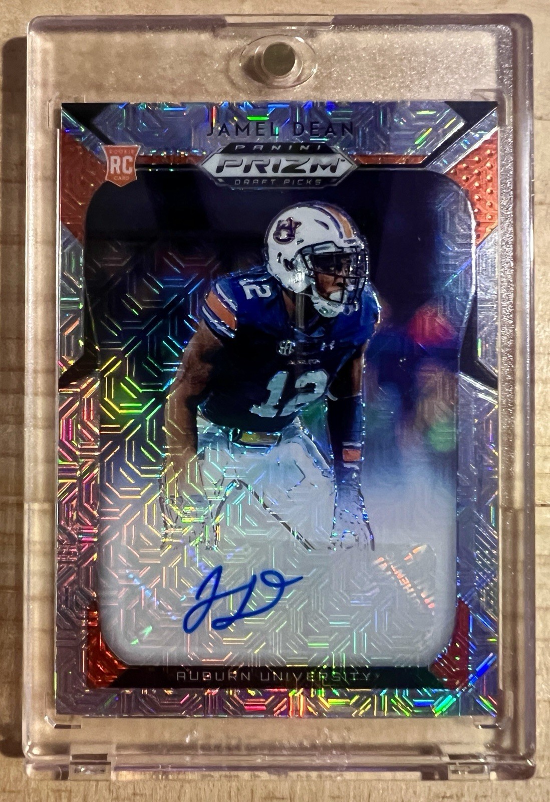 Jamel Dean Panini Prizm Draft Picks #234 Autograph-Mojo Prizm