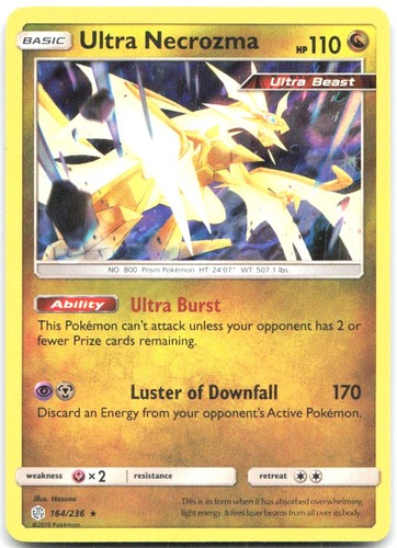 Ultra Necrozma 164/236 SM12 LP Holo Rare Pokemon