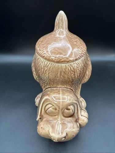 Vintage McCoy Cookie Jar 0272 Hound Dog Puppy Excellent Condition