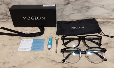 New X2! VOGLON Blue Light Blocking Glasses - Computer Work, Gaming - 2 Pairs