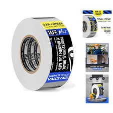 Professional Grade Aluminum Foil Tape - 2  x 70 Yards, Perfect for HVAC Sealing
