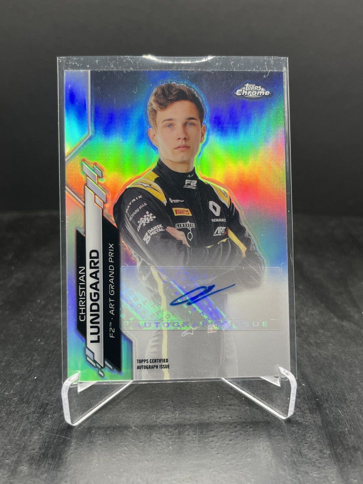 2020 Topps Chrome F1 Christian Lundgaard Autograph Auto 269/366 #F1A-LU