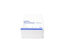 Safco Dental Supply One Sheet Size B Tray Covers Blue 8.5 X 12.25 1000/Case Box
