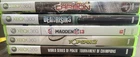 5 games for Xbox 360-Need for Speed Carbon, Dead Rising, Madden 13, Tennis, WSOP
