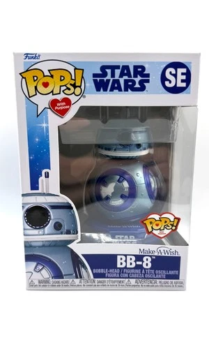 Star Wars: BB-8 SE - Make-A-Wish Funko Pop Purpose w/Protector - NEW