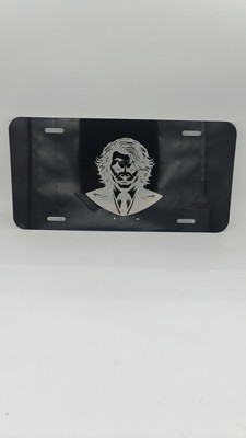JOKER WHY  Engraved Car Tag Engrave Aluminum License Plate