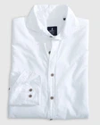 johnnie-O Top Shelf Button Up Shirt - Albin White Size M