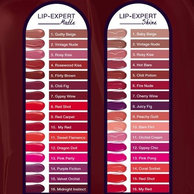 By Terry Paris Lip Expert Lippenstift Matt oder Glänzend viele Farbtöne 3g NEU