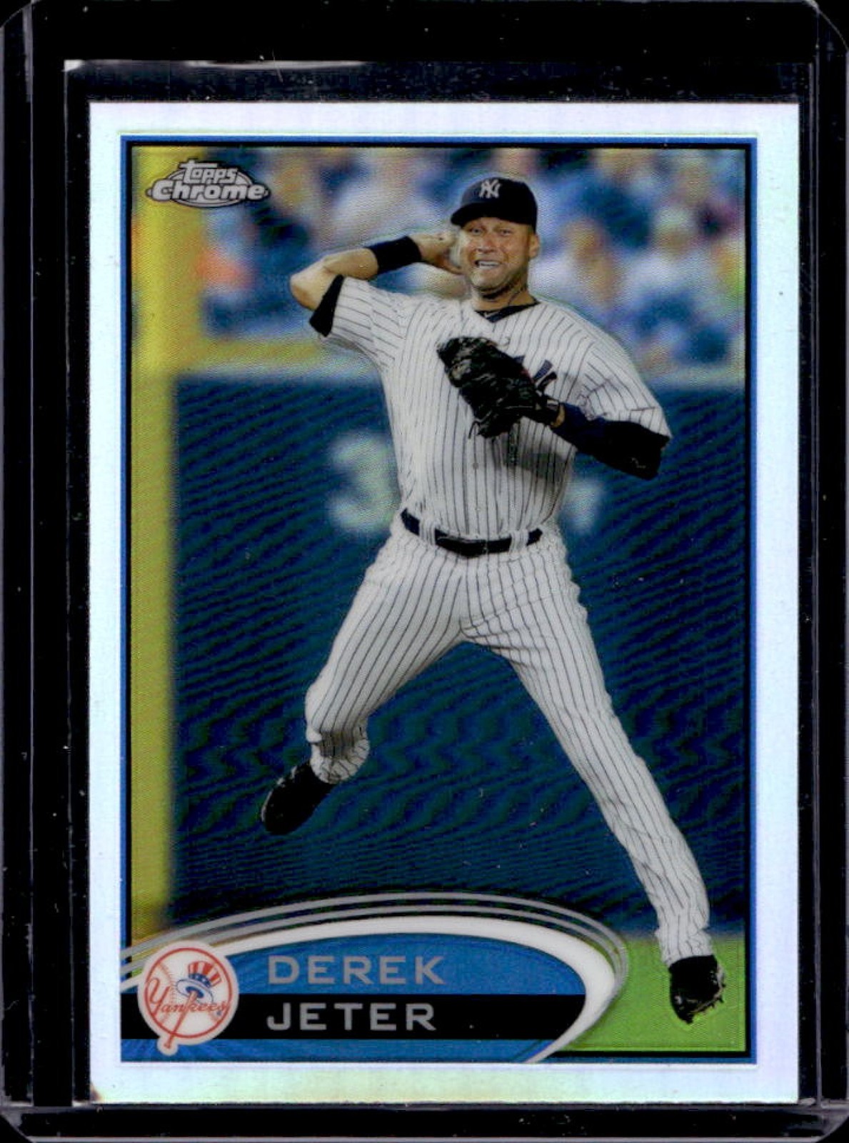 2012 Topps Chrome Derek Jeter Refractor #84 Yankees
