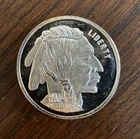 .999 Silver Round 1 oz ounce Buffalo Indian Head Coin Toning