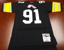 MITCHELL & NESS NFL PITTSBURGH STEELERS KEVIN GREENE 1993 LEGACY JERSEY 36 S