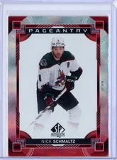 2024-25 Upper Deck SP Autenthic Pageantry Red Nick Schmaltz UTAH #P-42