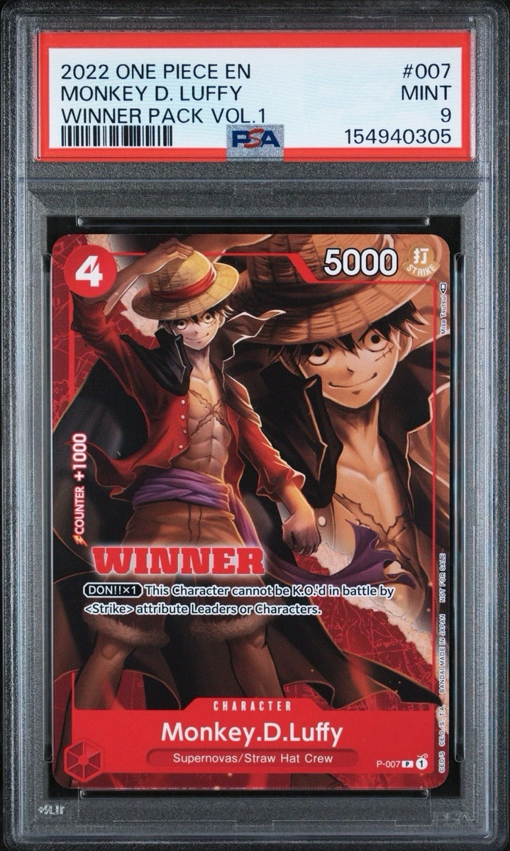 Monkey.D.Luffy-P-007 P-007 One Piece Promotion Cards for sale | eBay