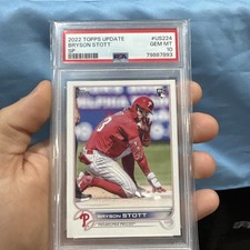 2022 Topps Update Bryson Stott Sp PSA 10