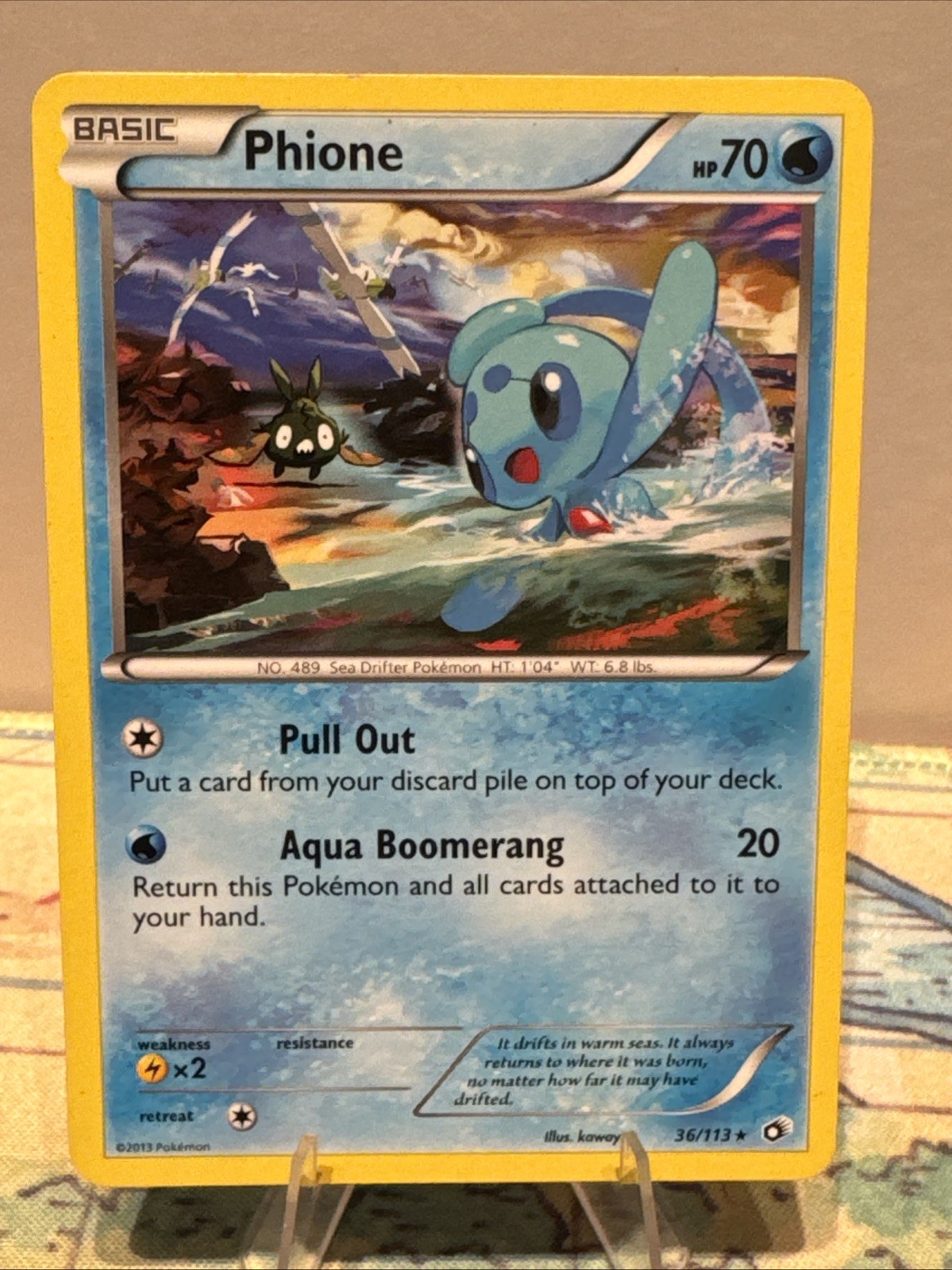 Phione 36/113 Legendary Treasures Regular