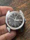 Vintage Timex Men's Quartz Watch 37mm Silver tone FOR REPAIR Collectible