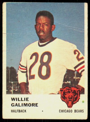 1961 Fleer Willie Galimore Bears #3