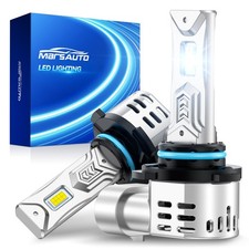 2 Pack HB3 Fog Light Powersports ATV/UTV 9005 Driving Bulbs Silent Fan
